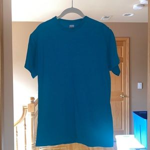 Plain Gildan teal shirt (or $2 when added to a bundle)